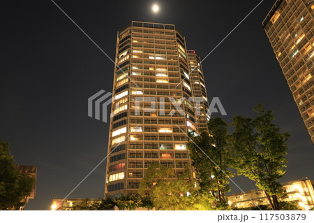 二子玉川駅周辺の夜景 二子玉川駅周辺の夜景 117503879