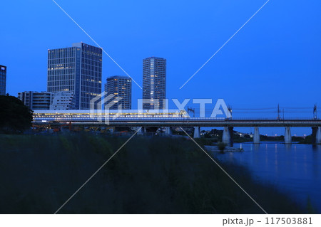 二子玉川駅周辺の夜景 117503881