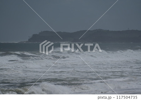 台風の時化 福島松川浦 台風の時化 福島松川浦 117504735
