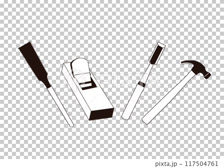 Carpenter's tool set Carpenter's tool set 117504761