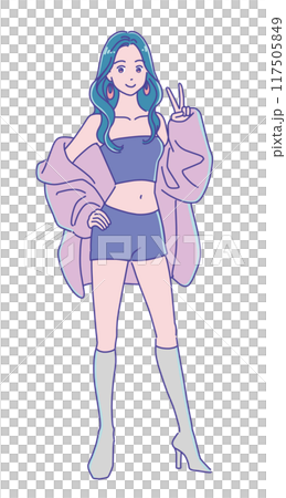 K-pop style girls 117505849