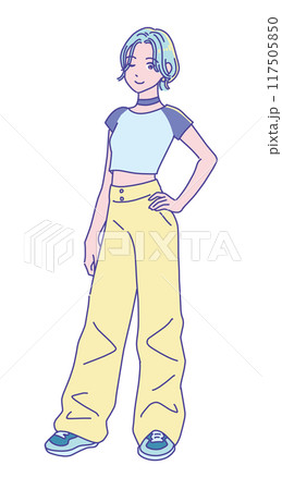 K-pop風の女の子 117505850