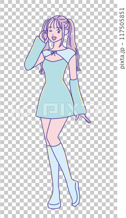 K-pop style girls K-pop style girls 117505851