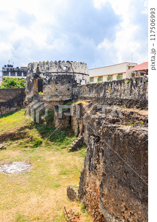 Old Fort, also known as the Arab Fort is a fortification located in Stone Town in Zanzibar, Tanzania Old Fort, also known as the Arab Fort is a fortification located in Stone Town in Zanzibar, Tanzania 117506993