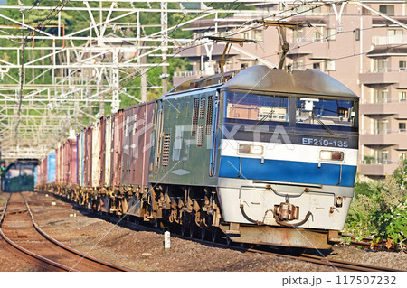 東海道本線 真鶴 JR貨物 EF210-135(新鶴見) 東海道本線 真鶴 JR貨物 EF210-135(新鶴見) 117507232