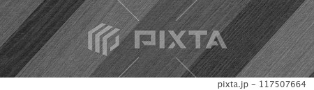 Precision-cut ebony and slate hues align in a chevron pattern, a testament to the sophistication of wenge wood veneer 117507664