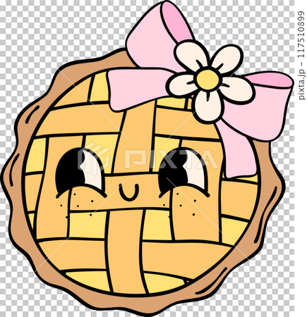 Groovy Thanksgiving Pie Pastel Trendy Retro Groovy Thanksgiving Pie Pastel Trendy Retro 117510899