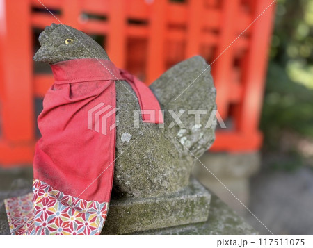 鶏石神社の鶏 117511075