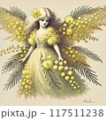 ミモザの花の妖精 117511238