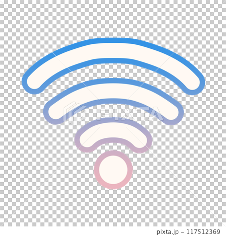 グラデーションな電波 117512369