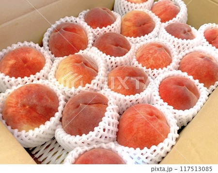 たくさんの桃 117513085