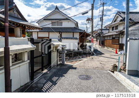【重要伝統的建造物群保存地区】富田林寺内町 東筋と街の東端 大阪府富田林市 【重要伝統的建造物群保存地区】富田林寺内町 東筋と街の東端 大阪府富田林市 117513318
