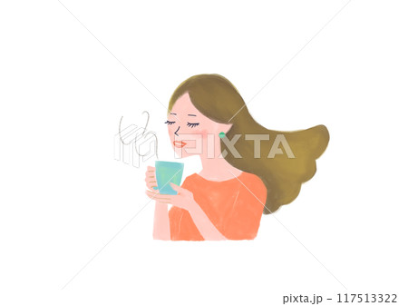 カフェタイム　女性 117513322