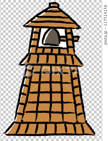 Bell of Time - Hand-drawn style 117514158
