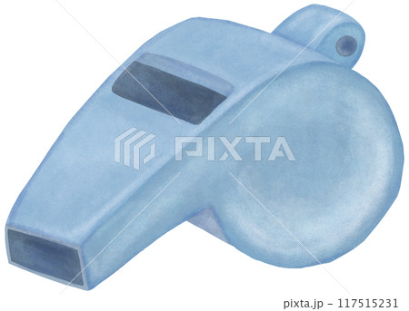 シンプルなホイッスルのイラスト 117515231