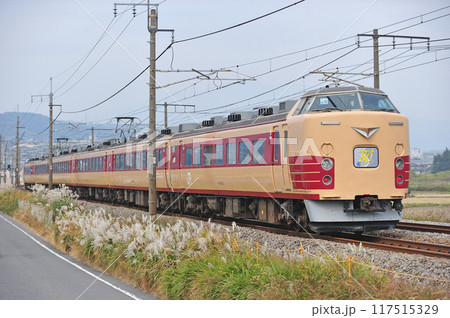 上越線　渋川ー八木原　JR東日本　OM102編成（大宮）　上越線全通80th Aniversary 117515329