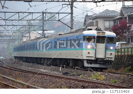 中央本線 上野原 JR東日本 115系 C12編成(長野) 中央本線 上野原 JR東日本 115系 C12編成(長野) 117515403