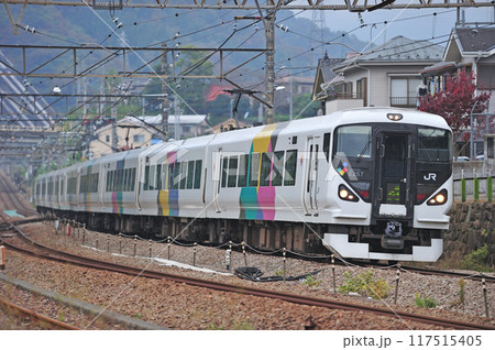 中央本線　上野原　JR東日本　E257系　M-107編成（松本）　あずさ　かいじ 117515405