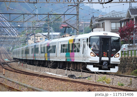 中央本線　上野原　JR東日本　E257系　M-109編成（松本）　あずさ　かいじ 117515406