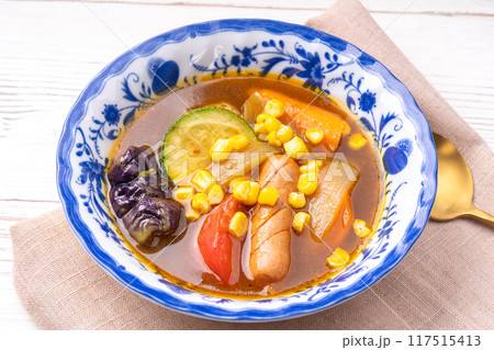 夏野菜のスープカレー 117515413
