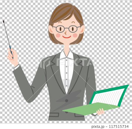 Teacher, lesson, presentation, suit, woman, business Teacher, lesson, presentation, suit, woman, business 117515734