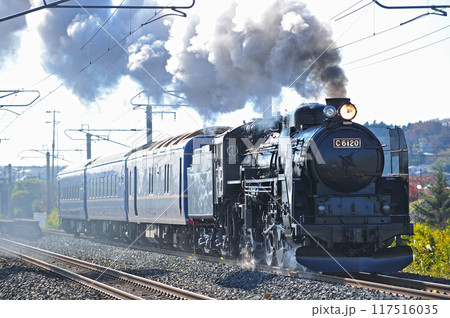 東北本線　前沢ー陸中折原　JR東日本　C61-20（高崎）＋24系（青森）　試運転 117516035