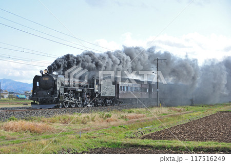 東北本線 水沢ー金ヶ崎 JR東日本 C61-20+旧客(高崎) 東北本線 水沢ー金ヶ崎 JR東日本 C61-20+旧客(高崎) 117516249