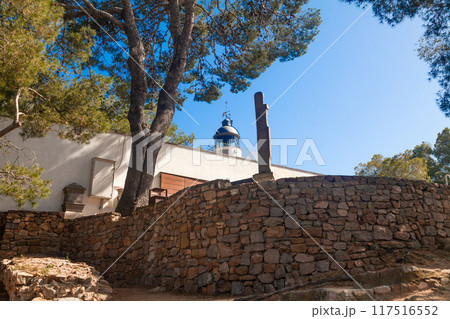An active lighthouse in the Spanish city of Tossa de Mar An active lighthouse in the Spanish city of Tossa de Mar 117516552