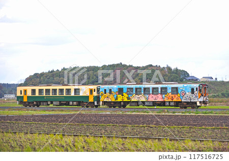 ひたちなか海浜鉄道　中根ー那珂湊　キハ37100-03+キハ3712 117516725