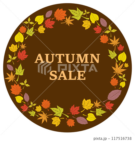 イラスト素材:秋イラスト AUTUMN SALE 円 イラスト素材:秋イラスト AUTUMN SALE 円 117516738
