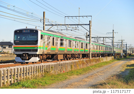 高崎線　行田ー熊谷　JR東日本　E231系1000番台　S-16編成（国府津） 117517177