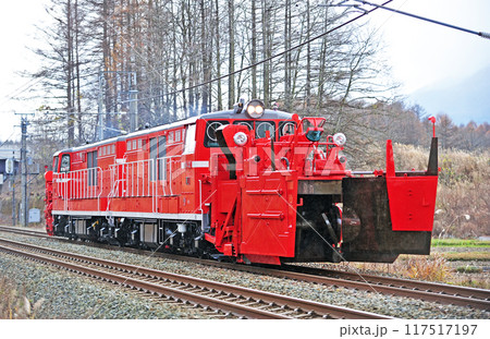 信越本線　黒姫ー妙高高原　JR東日本　DD14-332+DD14-327（長岡）　特雪　試運転 117517197