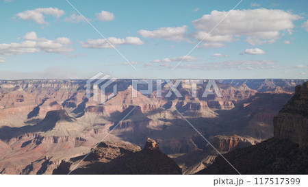 view from South Rim of Grand Canyon in sunny autumn day view from South Rim of Grand Canyon in sunny autumn day 117517399
