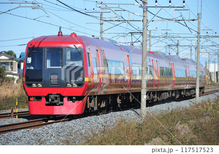 東北本線　栗橋ー東鷲宮　JR東日本　253系1000番台　OM-N02編成（大宮）　日光　きぬがわ 117517523