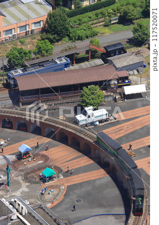 群馬県碓氷峠鉄道文化むらを走る園内鉄道「アプトくん」_2024/8/3撮影 117520071