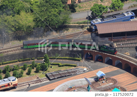群馬県碓氷峠鉄道文化むらを走る園内鉄道「アプトくん」_2024/8/3撮影 117520072