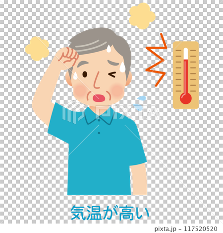 老年人因高溫出汗——中暑 117520520