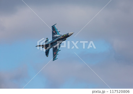 大空を飛ぶ戦闘機 117520806
