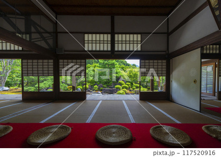 夏の京都　妙満寺　庭園「雪の庭」 117520916