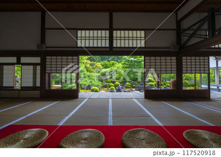 夏の京都　妙満寺　庭園「雪の庭」 117520918