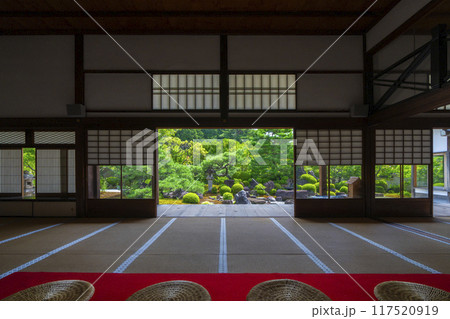 夏の京都　妙満寺　庭園「雪の庭」 117520919