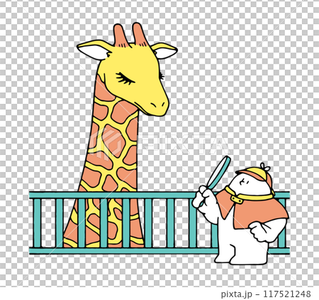 偵探觀察長頸鹿 偵探觀察長頸鹿 117521248