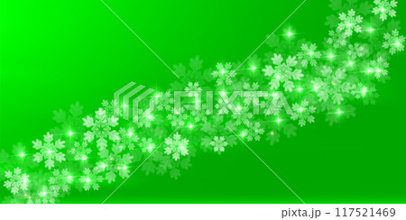 雪　クリスマス　冬　光　背景 117521469