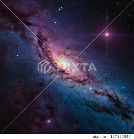 宇宙に広がる星雲 117523847