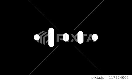 Audio spectrum waveform 117524002
