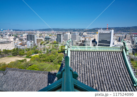 【和歌山城より和歌山市内を一望】 和歌山県和歌山市 【和歌山城より和歌山市内を一望】 和歌山県和歌山市 117524090