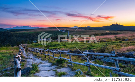 美ヶ原・夕景 117525926