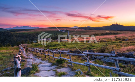 美ヶ原・夕景 117525928