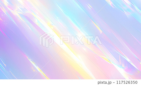 クリスタルのようにきらめくオーロラカラーのグラデーション背景 クリスタルのようにきらめくオーロラカラーのグラデーション背景 117526350