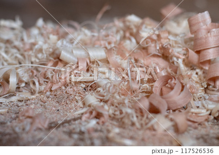 木　木工　DIY　木くず　手作り 117526536